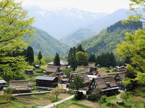 World Heritage Ainokura Gasshozukuri Village